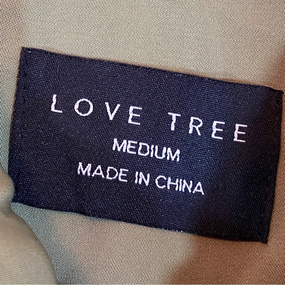 Love Tree military style jacket, size Medium - Picture 11 of 12